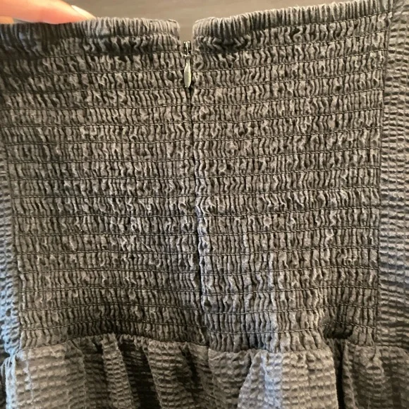 Kate Spade Charcoal Smocked Dress - Picture 4 of 4